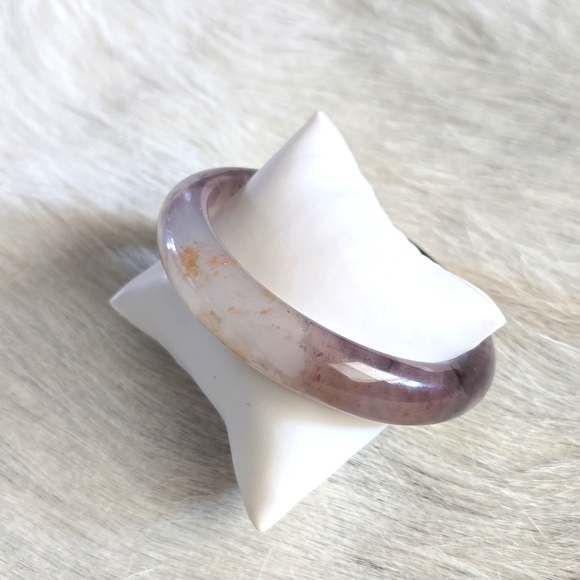 Natural Jade Bangle - Picture 3 of 10